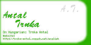 antal trnka business card